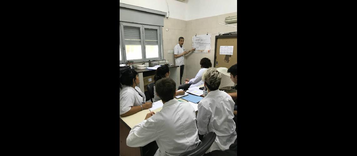 Estudiantes realizan pasantiacuteas en la Unidad Sanitaria Vicente Loacutepez