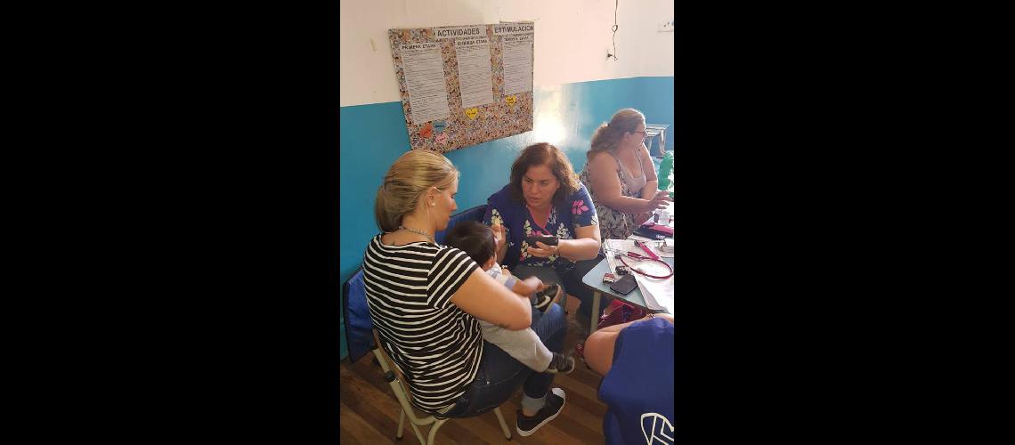 Operativo de salud en el Hogar Pereyra