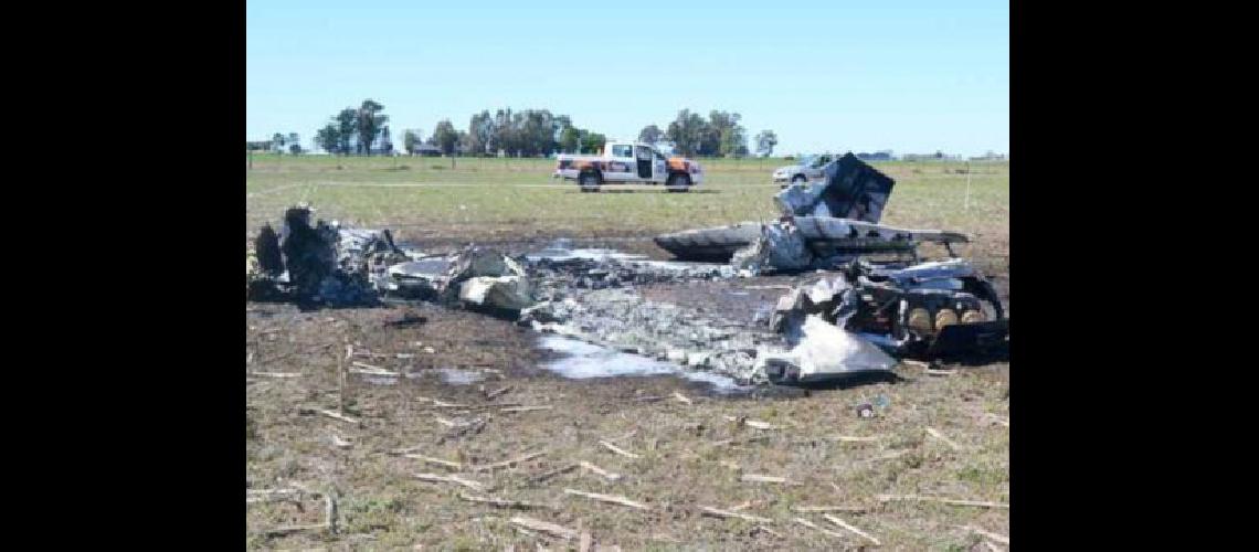 Accidente aeacutereo en La Pampa- las cinco viacutectimas son de San Vicente
