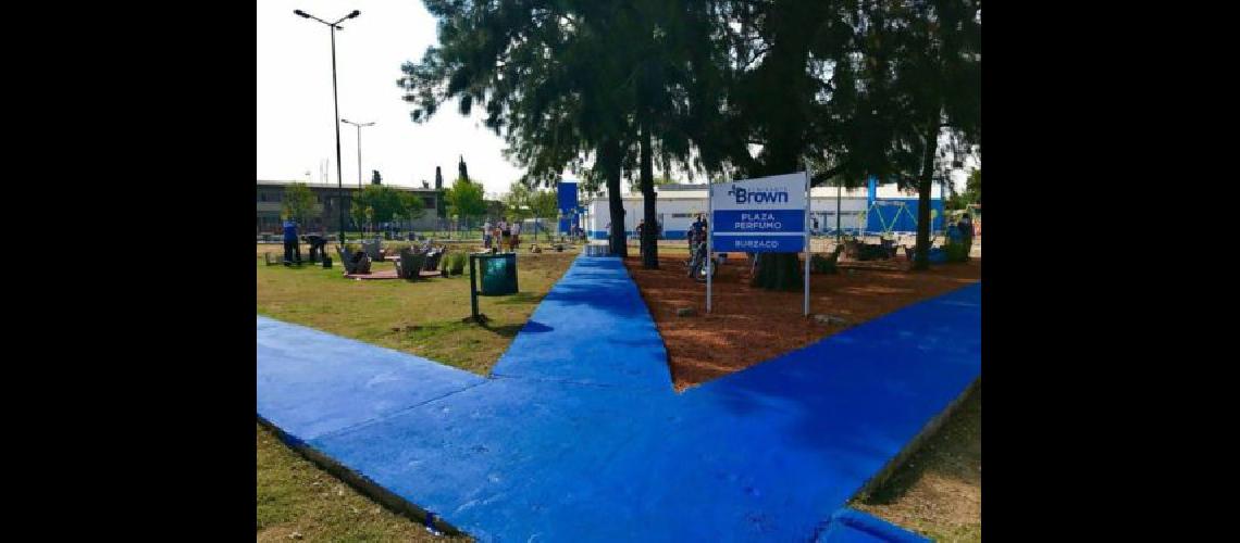 Ya se renovaron 80 plazas en Brown