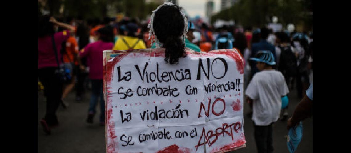 Haraacuten una marcha contra la despenalizacioacuten del aborto
