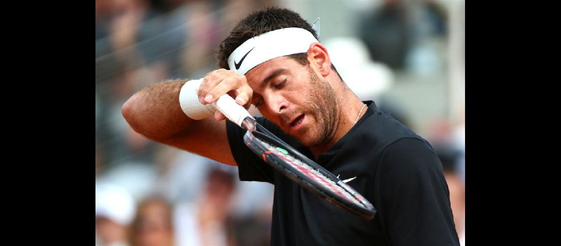 Del Potro en duda para Roland Garros