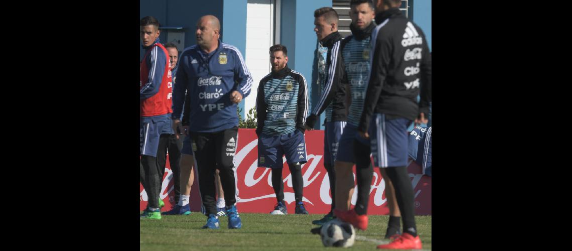Lionel Messi ya se instaloacute en Ezeiza