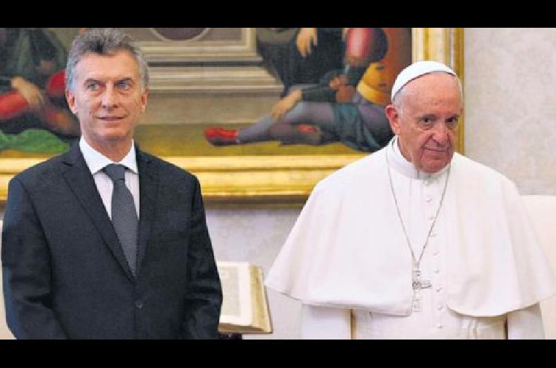 El Papa le pidioacute a Macri construir una sociedad maacutes justa