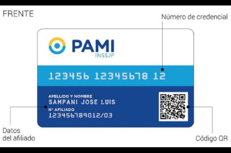 Nueva credencial para los afiliados de PAMI