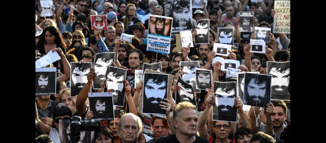 Santiago Maldonado- marcha para exigir verdad y justicia
