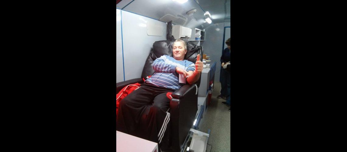 El vecino de Lomas que es donante de sangre hace maacutes de 30 antildeos