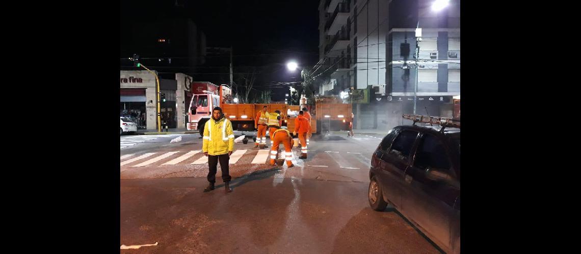 Lomas- renuevan las sendas peatonales maacutes transitadas