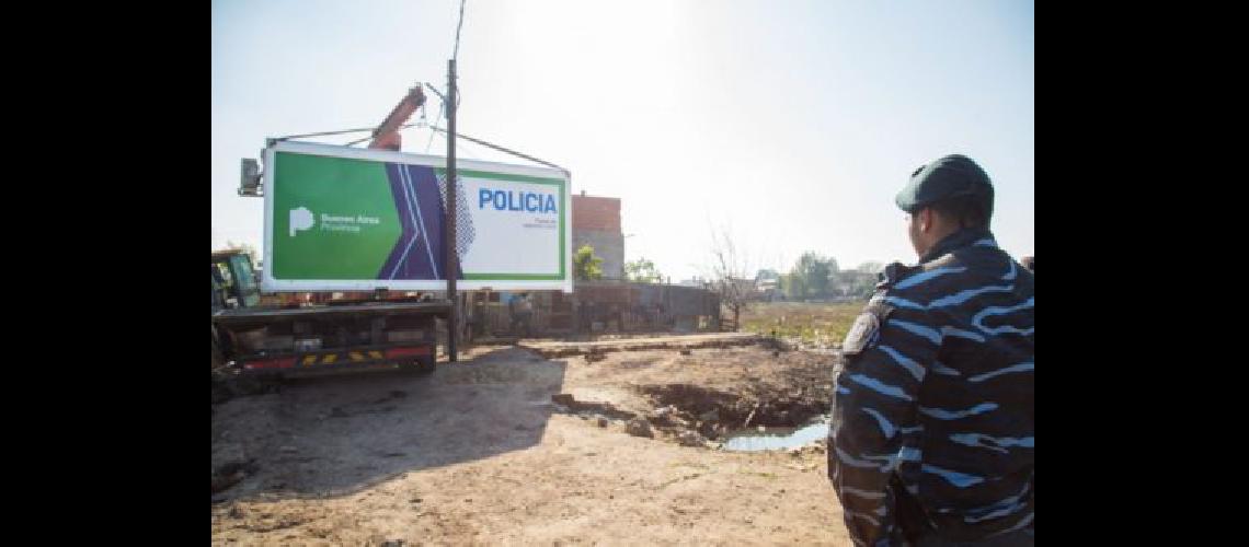 Quilmes- inauguran un destacamento policial donde antes funcionaba un buacutenker narco