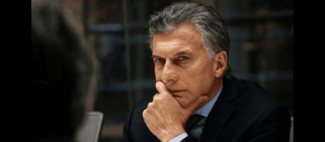 La imagen de Macri sigue en caiacuteda