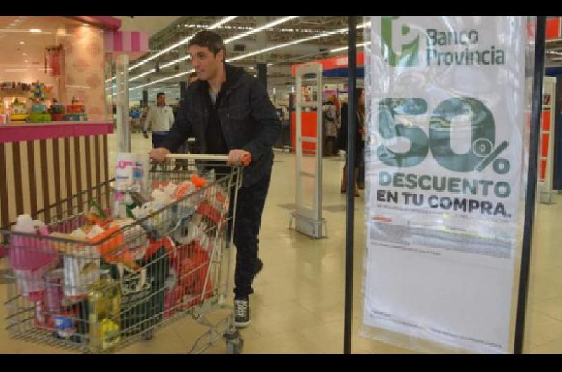 Banco Provincia- anuncian el 50-en-porciento- de ahorro en supermercados