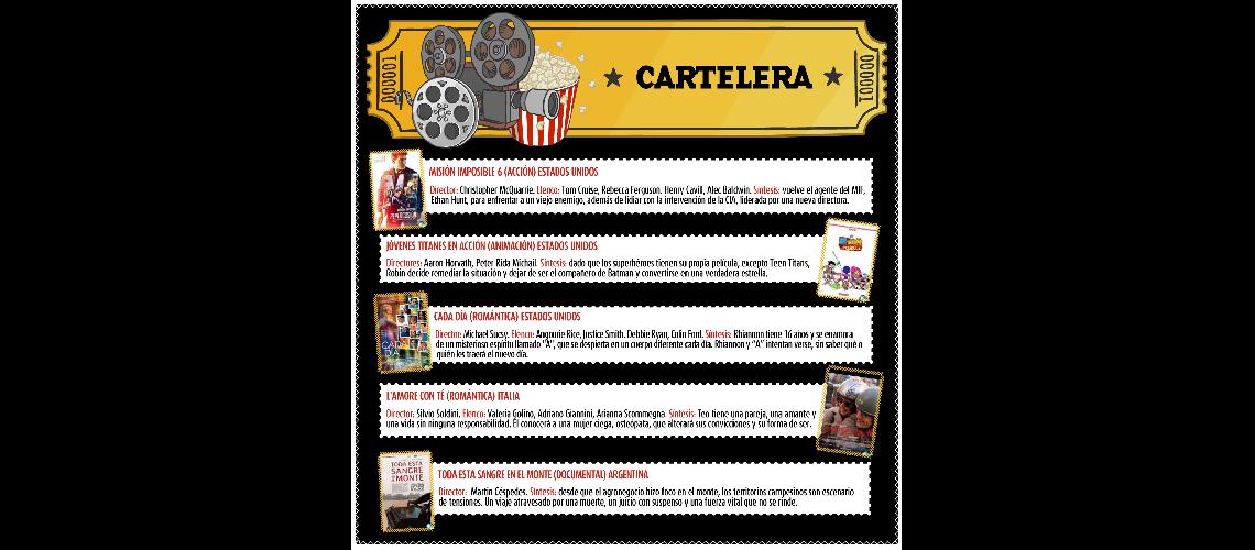 La cartelera de estrenos de esta semana