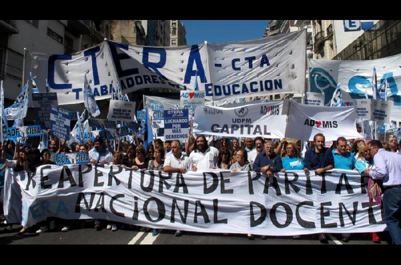 Ctera realizaraacute una Jornada Nacional de Protesta