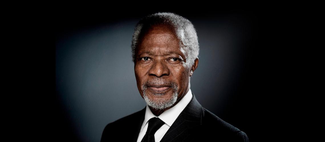 Murioacute el Nobel de la Paz Kofi Annan