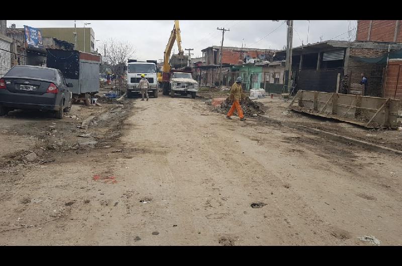 Lomas- avanza en dos frentes la construccioacuten del Aliviador Oeste