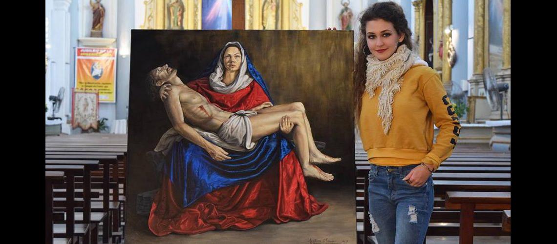 Una artista reconocida por el Vaticano