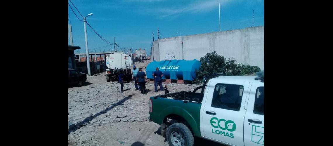 LOS TANQUES FUERON REUBICADOS