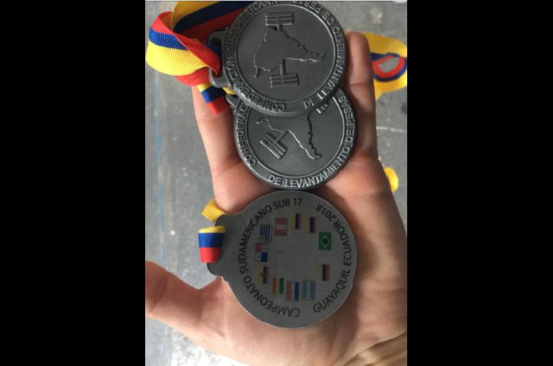 Estas son las tres medallas que se trajo Florencia de Ecuador