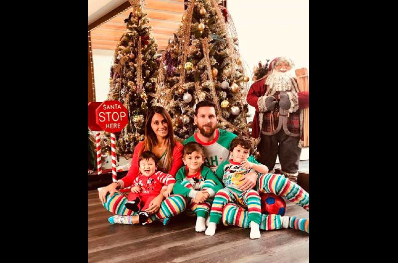 Messi y su familia llegaron a Argentina el domingo 23 por la mantildeana para pasar las fiestas