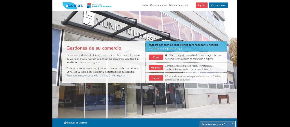 la web brinda facilidades a los vecinos y descomprime la atencioacuten en las oficinas puacuteblicas