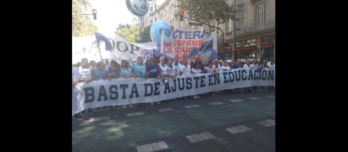 Jornada de marchas y protestas en la Ciudad de Buenos Aires