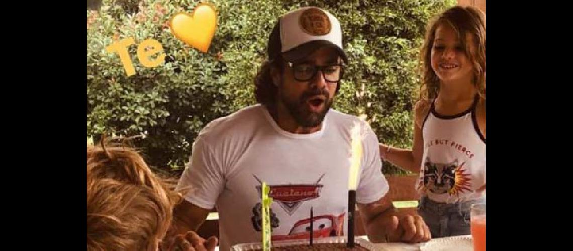 Luciano festejoacute su cumpleantildeos en familia