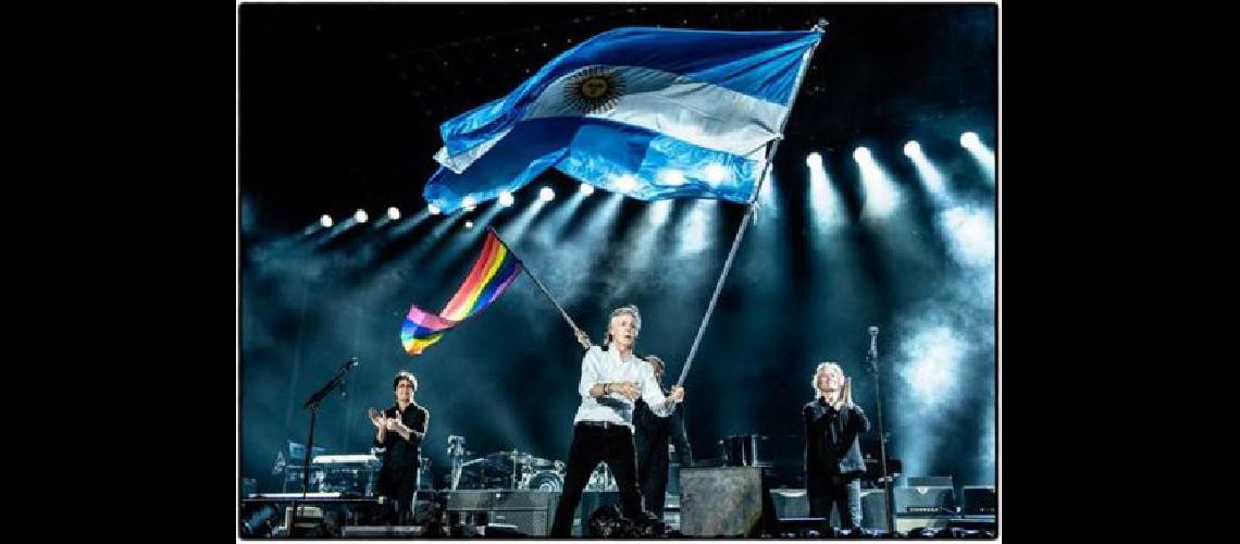 Paul McCartney agradecioacute al puacuteblico argentino