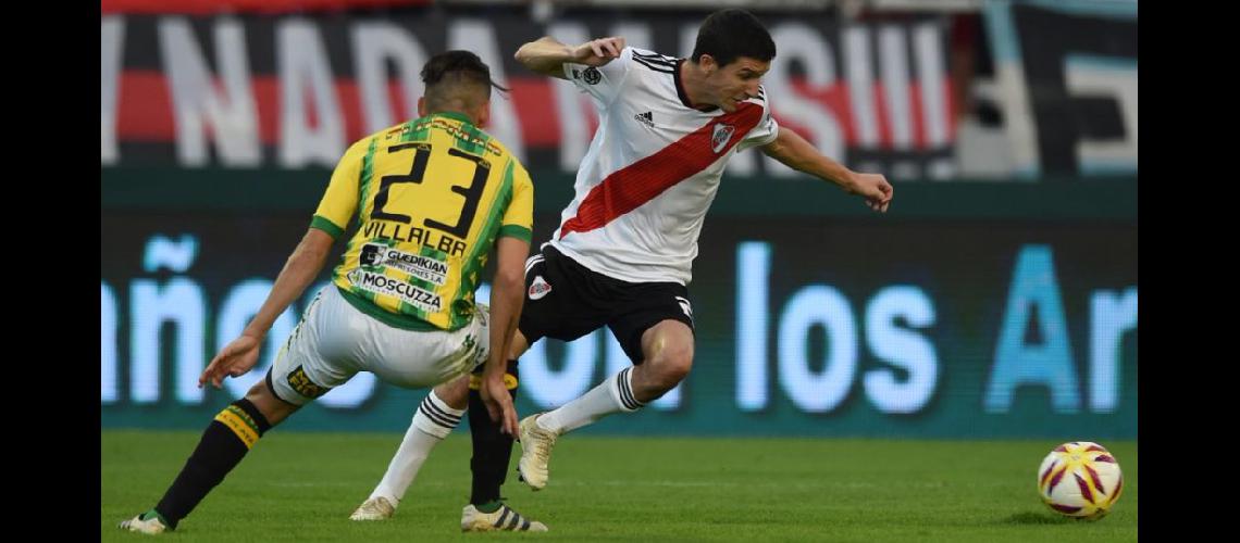 Ignacio Fernaacutendez reclamoacute un penal y en la contra River sufrioacute la igualdad de Aldosivi