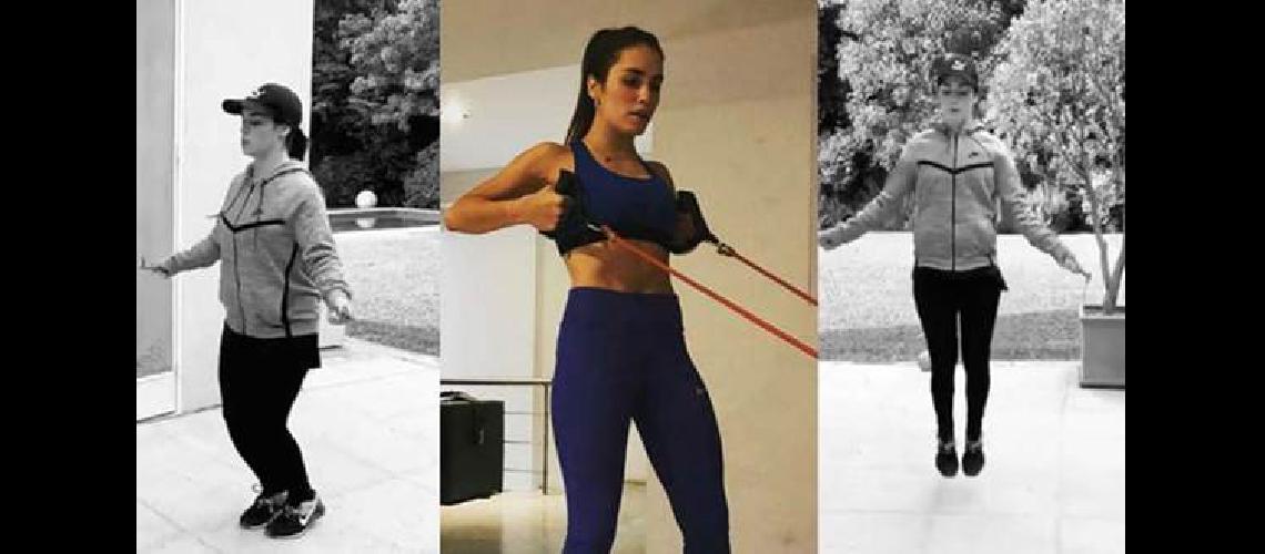 Lali y un entrenamiento ldquodurordquo