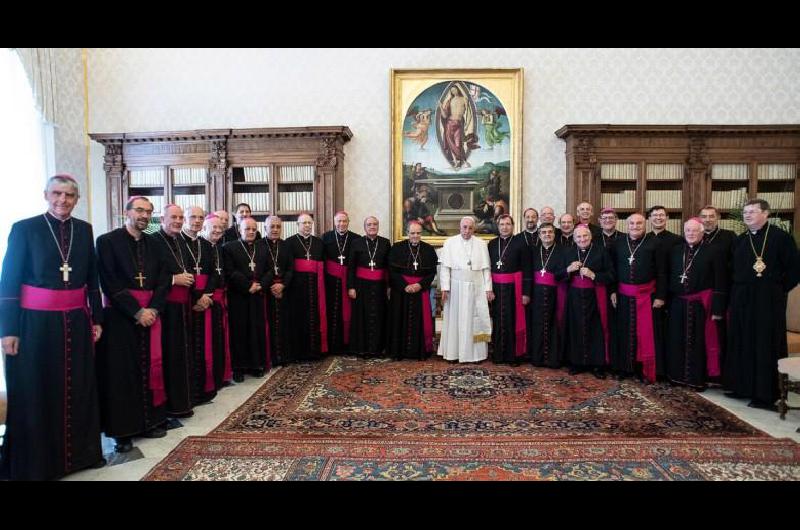 El Sumo Pontifice saludoacute a los prelados que le contaron realidad de sus dioacutecesis