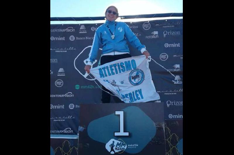 Karina Obertini completoacute los 21k en Puerto Madryn