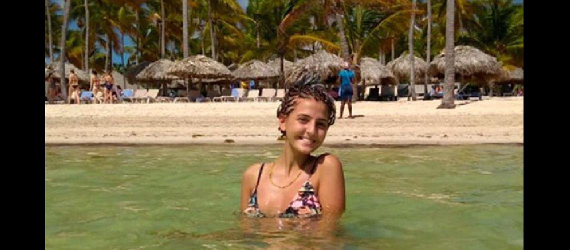 La turista argentina vacacionaba con su familia