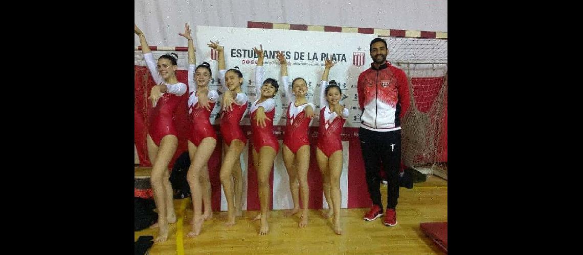 Otra destacada actuacioacuten de las gimnastas de Los Andes para seguir en ascenso