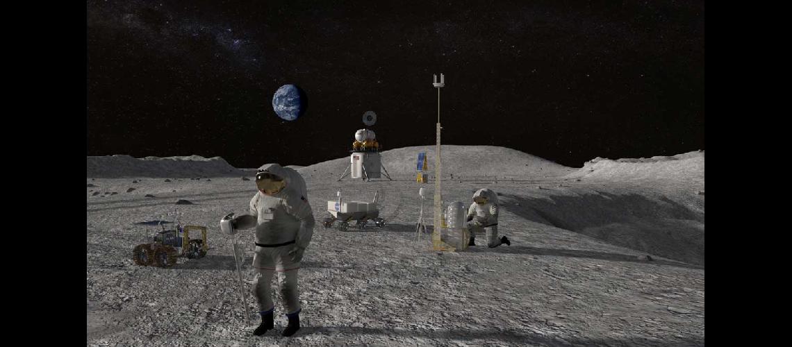 Estados Unidos prometioacute que en cinco antildeos volveraacuten a pisar la Luna
