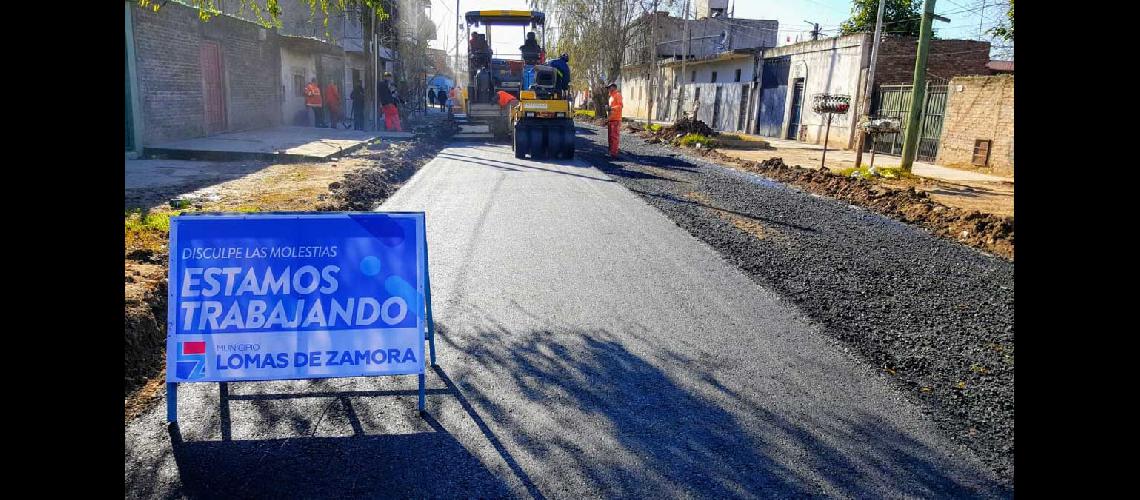 Nuevos asfaltos y arreglos para mejorar las calles de Lamadrid