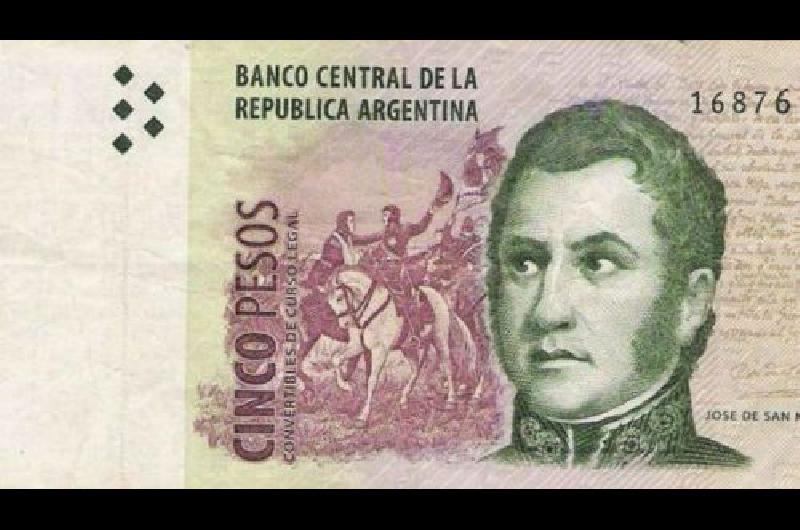 Los billetes de 5 pesos dejaraacuten de circular desde el 1 de febrero
