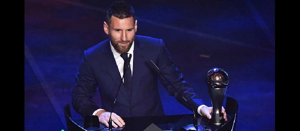 Messi fue galardonado con el premio The Best