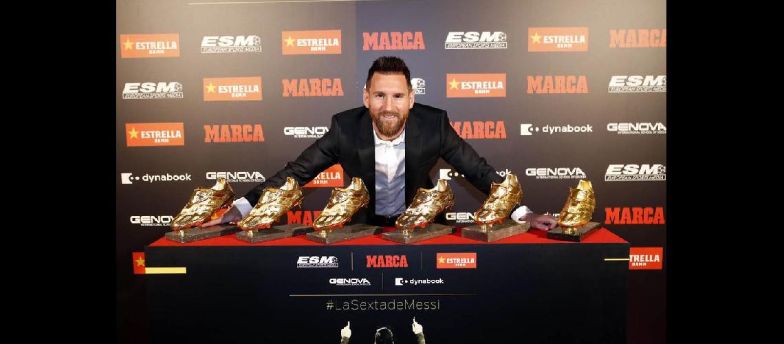Messi anotoacute 36 goles en la Liga de Espantildea