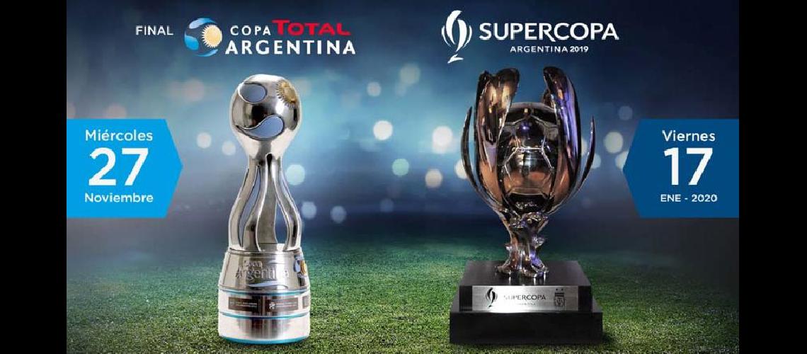 La Copa Argentina y la Supercopa tienen fechas para las finales