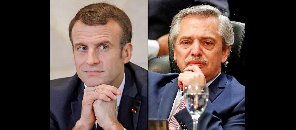 Fernaacutendez y Macron hablaron sobre los problemas del continente