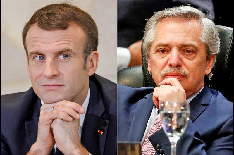 Fernaacutendez y Macron hablaron sobre los problemas del continente