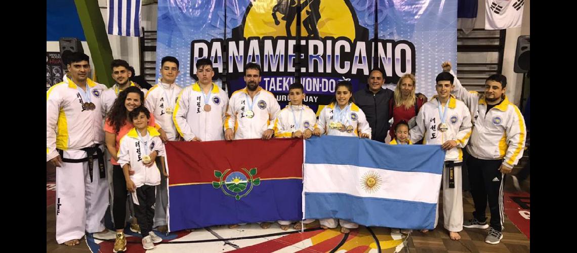 La Asociacioacuten Taekwondo Sur se lucioacute en el Panamericano
