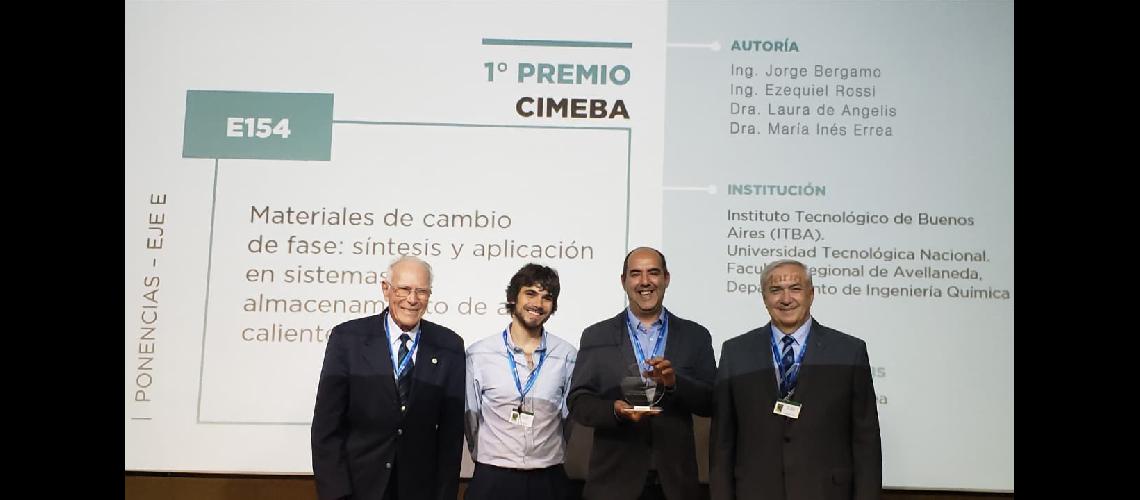 Docentes de la UTN Avellaneda ganaron un Congreso de Ciencias Ambientales