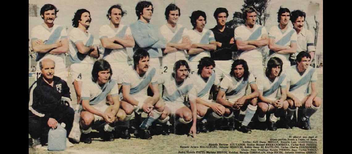 Homenaje para los campeones del lsquo74