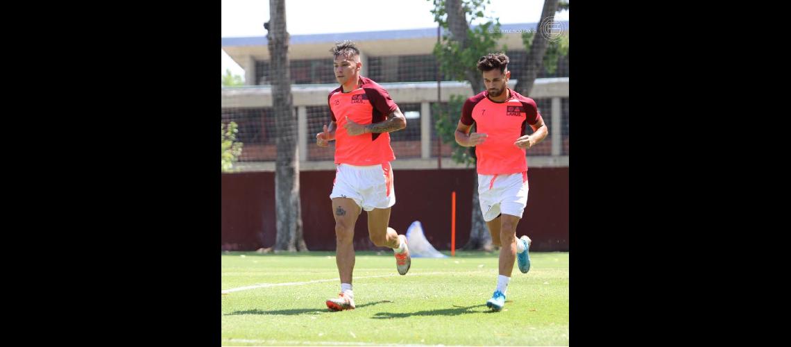Los entrenamientos continuaraacuten hasta el lunes siempre en el predio de Cabrero y Guidi