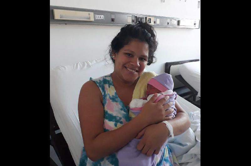 Abisai la primera beba del Hospital Alende en 2020