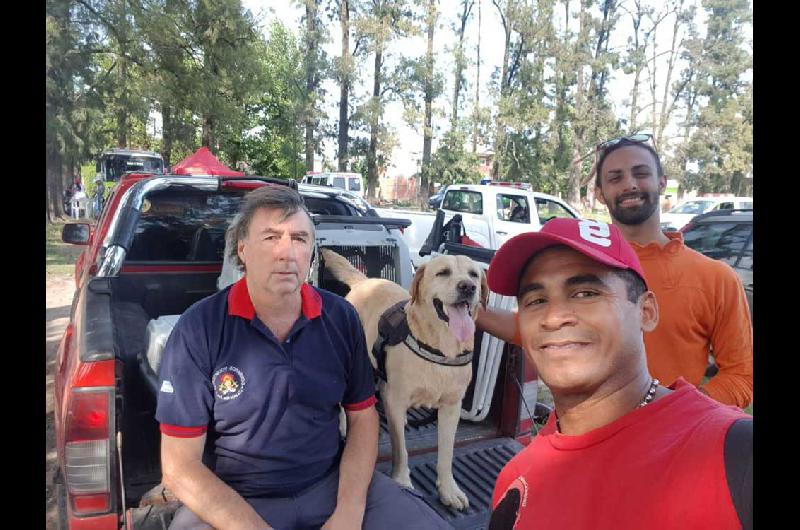 La unidad canina de buacutesqueda participoacute de un operativo en La Matanza
