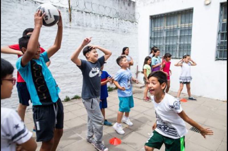 los chicos ya disfrutan de las actividades recreativas 