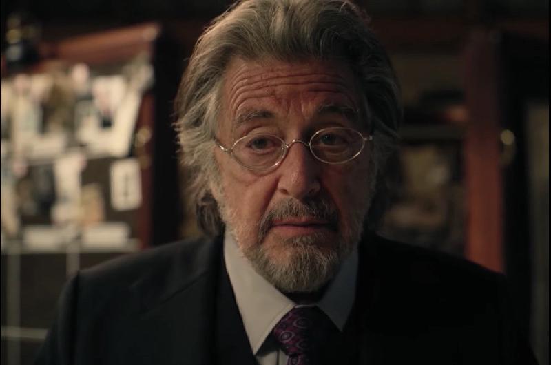 Al Pacino encarna a un acaudalado anciano que lidera un caricaturesco equipo de cazadores de nazis en la Nueva York de 1977 