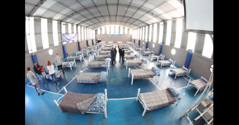 Lomas- convierten los gimnasios y galpones en hospitales de aislamiento
